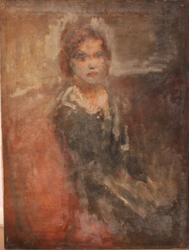 2014-7 Full face port it of a young girl in blue